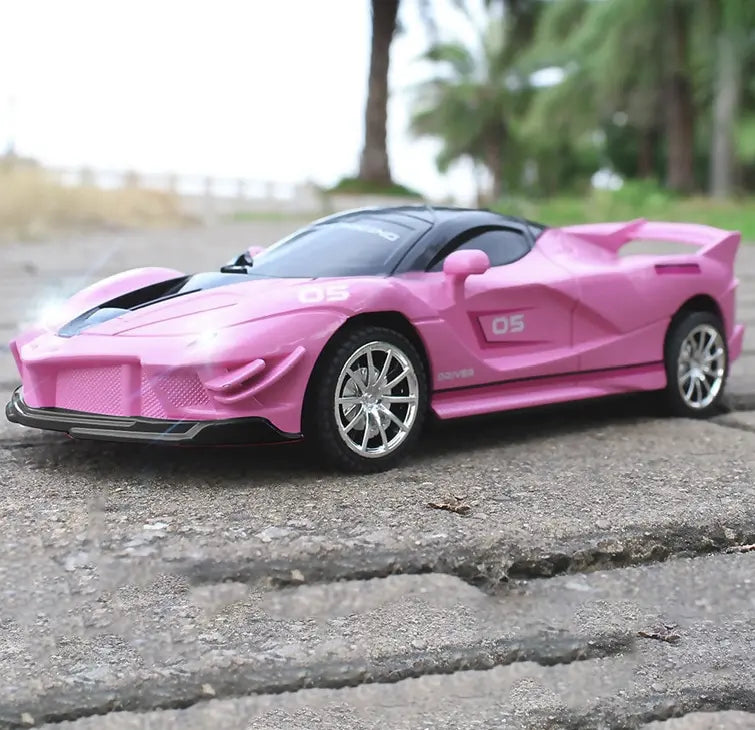 Voiture rose télécommandée 4WD pour fille • Voitures Télécommandées
